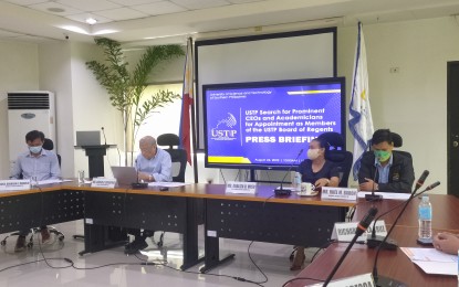 <p><strong>S&T SEARCH.</strong> The search committee of the University of Science and Technology of Southern Philippines announces on Wednesday (Aug. 24, 2022) the call for applicants from the private sector and the academe to be part of the institution's board of regents. The committee hopes that six additional regents will foster partnerships in different industries for the growth of science and technology innovation in Northern Mindanao. <em>(PNA photo by Ercel Maandig)</em></p>