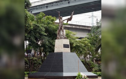 The 'Unang Sigaw' monument in Balintawak