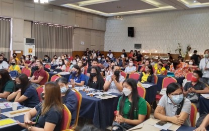 <p><strong>SOCIAL SECURITY</strong>. Members of the Social Security System attend a stakeholders forum at Hotel de Fides in Tacloban City on Wednesday (Aug. 24, 2022). During the gathering, SSS announced its plan to expand the Workers’ Investment and Savings Program. <em>(PNA photo by Sarwell Meniano)</em></p>