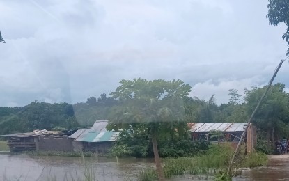 <p><strong>FLOODING</strong>. Some 24 barangays in Pangasinan province experience flooding caused by severe tropical storm Florita. The Pangasinan Provincial Disaster Risk Reduction and Management Office is still on red alert status as of Aug. 25, 2022. <em>(Photo by Hilda Austria)</em></p>