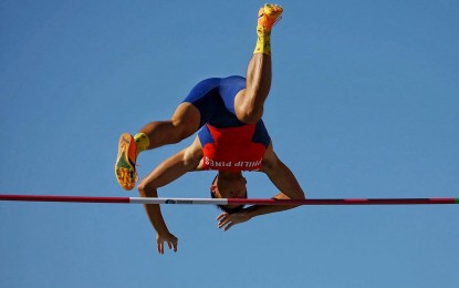 <p>Pole vault star EJ Obiena<em> (File photo)</em></p>