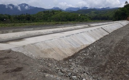 <p><strong>FLOOD CONTROL</strong>. The flood control structure constructed in Barangay Rivera in Libacao is to serve as a barrier to protect the barangay and local communities from the hazard of flooding due to the overflowing of the Aklan River. The Department of Public Works and Highway, through its Aklan District Engineering Office (DEO), has completed the implementation of two projects while another one is ongoing.<em> (Photo courtesy of DPWH Aklan District Engineering Office)</em></p>