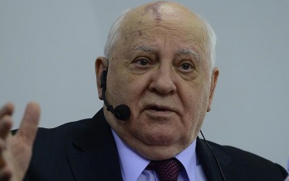 <p>Former Soviet President Mikhail Gorbachev <em>(Anadolu)</em></p>