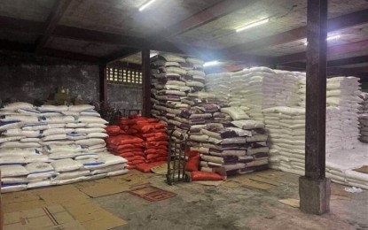 <p>Sugar warehouse at New Public Market, Barangay Del Pilar, City of San Fernando, Pampanga <em>(Courtesy of Radyo Pilipinas)</em></p>