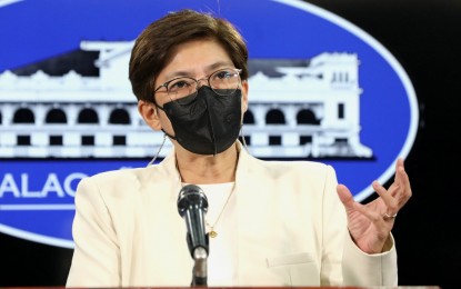 <p>Department of Health officer-in-charge Maria Rosario Vergeire<em> (PNA file photo by Yancy Lim)</em></p>