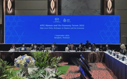 <p>The APEC Women and the Economy Forum was held in Bangkok, Thailand, on Wednesday (Sept. 7, 2022). <em>(ANTARA/HO-APEC Secretariat)</em></p>