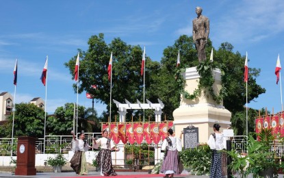 <p><strong>MARCOS DAY</strong>. Ilocos Norte residents pay tribute to former President Ferdinand "Apo Lakay" Marcos Sr. in this file photo. On Sept. 12, 2022, Malacanang has declared Sept. 12, 2022 or "Marcos Day" as a special non-working holiday in Ilocos Norte. <em>(Photo courtesy of Marcos Centennial FB page)</em></p>