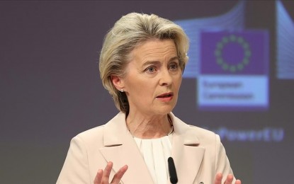 <p>EU Commission chief Ursula von der Leyen</p>