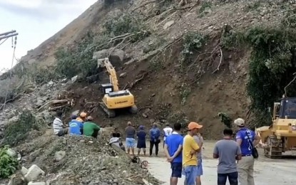 <p><strong>NEW VIADUCT</strong>. Frequent landslides in Pagudpud town, Ilocos Norte province inconvenience travelers bound for the Ilocos and Cagayan Valley Regions, as shown in this undated photo. A new and more modern viaduct will start construction within the year. <em>(Contributed)</em></p>