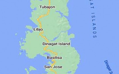 <p>(Google map Dinagat Islands)</p>