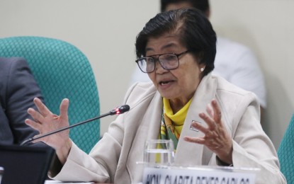 <p>National Security Adviser Clarita Carlos <em>(File photo)</em></p>