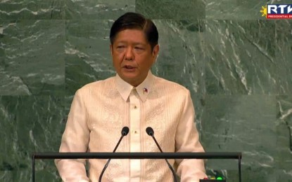 <p>President Ferdinand "Bongbong" Marcos Jr. <em>(Screengrab from RTVM)</em></p>