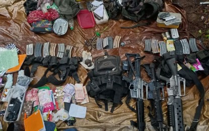 <p><strong>NO HOLIDAYS</strong>. Weapons seized by the Philippine Army’s 2nd Infantry Division during a previous clash with the New People's Army in this undated photo. Maj. Gen. Roberto Capulong, 2ID commander, said the bloody encounter with rebels on Sunday (Dec. 17, 2023) will not deter the military’s resolve to protect communities against terrorist groups amid the Christmas season. <em>(Photo courtesy of 2ID)</em></p>