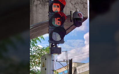 <p>Edsa Busway timer<em> (Courtesy of DOTr)</em></p>