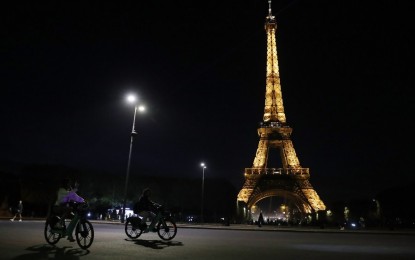 <p>The Eiffel Tower in Paris, France as seen on Sept. 22, 2022.<em> (Xinhua/Gao Jing)</em></p>