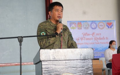 <p>Brig. Gen. Inocencio Pasaporte, commander of the 303rd Infantry Brigade, Philippine Army. <em>(Photo courtesy of 62IB)</em></p>