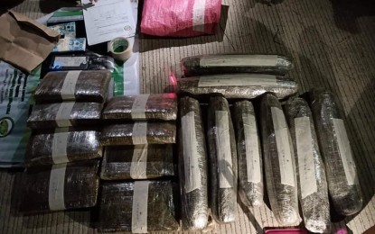 <p><strong>EVIDENCE.</strong> The marijuana bricks worth PHP1.8 million are seized from a farmer nabbed in a buy-bust in Tabuk City on Wednesday (Sept. 28, 2022). The suspect was charged before the prosecutor’s office on Thursday.<em> (Photo courtesy of PDEA-Region 2)</em></p>