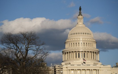 <p>Photo taken on March 28, 2022 shows the Capitol building in Washington, D.C., the United States. <em>(Xinhua/Liu Jie)</em></p>