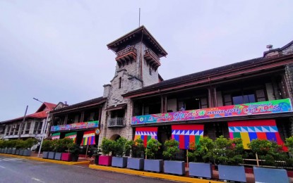 <p><strong>HERMOSA FESTIVAL.</strong> The Zamboanga City government decorates the century-old city hall with colorful sails to mark the Zamboanga Hermosa Festival that kicked off Saturday (Oct. 1, 2022). The festival’s highlight is the feast of Our Lady of the Pillar on October 12. <em>(Courtesy of City Hall-PIO)</em></p>