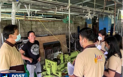 <p><strong>INSPECTION</strong>. Personnel of the Department of Science and Technology conduct inspections on the applicants for the Small Enterprise Technology Upgrading Program for 2023. This year, there are 14 MSME beneficiaries in the province. <em>(Photo courtesy of DOST Pangasinan)</em></p>