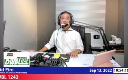 <p>Veteran broadcaster Percy Lapid<em> (Screengrab from Lapid on Fire Facebook)</em></p>