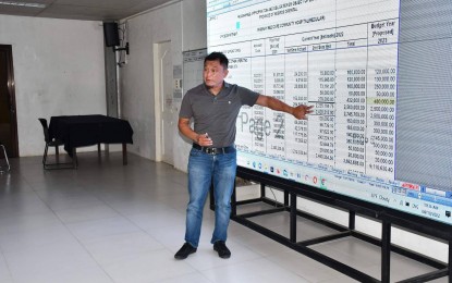<p><strong>BUDGET HEARING</strong>. Negros Oriental Governor Pryde Henry Teves discusses the province's budget for next year during a meeting with department heads on Tuesday, (Oct. 4, 2022). Teves said he is still the governor until he is officially uninstalled by the Supreme Court. <em>(Photo courtesy of the Capitol PIO) </em></p>