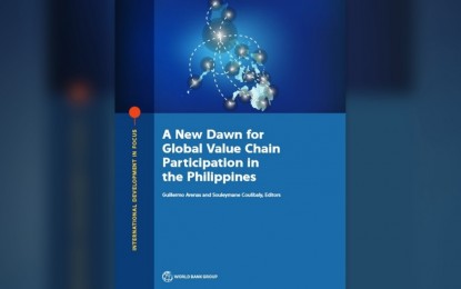<p><strong>GVC PARTICIPATION.</strong> The cover of the World Bank Group's "A New Dawn for Global Value Chain Participation in the Philippines” report that recommends the country to expand its global value chain participation in three industry clusters. The World Bank launched the report in Makati City on Thursday (Oct. 6, 2022). <em>(Screenshot of the report's cover)</em></p>