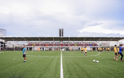 <p>Dynamic Herb Stadium, Talisay City, Cebu <em>(PFL photo)</em></p>