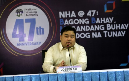 <p>National Housing Authority General Manager Joeben Tai. <em>(PNA file photo)</em></p>