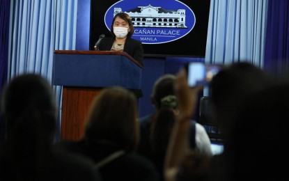 <p style="text-align: justify;">Office of the Press Secretary officer-in-charge Cheloy Garafil<em> (Photo courtesy of OPS)</em></p>