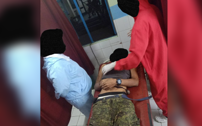 <p><strong>CASUALTY.</strong> A member of the Abu Sayyaf Group (ASG) identified as Alal Jil Ismin Jupakkal is killed during a 10-minute clash Friday (Oct. 14, 2022) in Barangay Gimba Lagasan in Parang town, Sulu province. Authorities say the clash ensued after Jupakkal's cohorts opened fire at the policemen who were about to serve a warrant of arrest against the bandits.<em> (Photo courtesy of Criminal Investigation and Detection Group-9)</em></p>