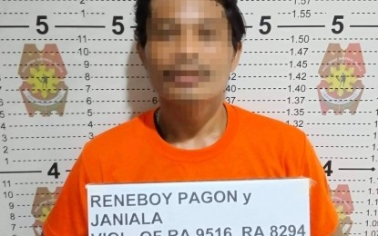 <p><strong>MOST WANTED</strong>. Police and military arrest late Friday (Oct. 14, 2022) the most wanted person in the municipality of Sibulan, Negros Oriental province in a joint operation in Barangay Tayak, Siaton town, of the same province. Reneboy Pagon was also tagged as the squad leader of the dismantled South East Front of the Communist Party of the Philippines-New People's Army operating in southern Negros. <em>(Photo courtesy of the Negros Oriental Provincial Police Office) </em></p>