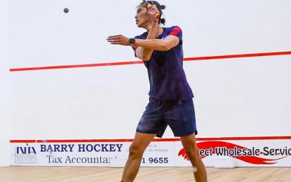 <p><strong>TOP PLAYER.</strong> Filipino squash player Robert Andrew Garcia is one of the four players being eyed to compete in the Asian Team Championships Cheongju, South Korea from Oct. 31 to Nov. 4, 2022. Other team members are Reymark Begornia, David William Pelino and Jonathan Reyes <em>(Contributed photo)</em></p>