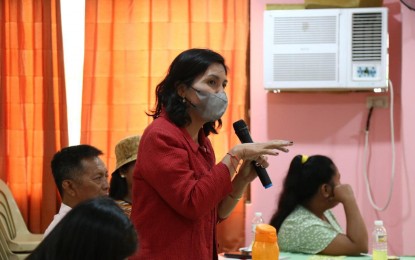 <p><strong>HALAL AWARENESS.</strong> One of the 30 representatives of tourism-related establishments speaks during a discussion at the two-day forum on halal certification guidelines and Muslim-friendly tourism establishments held on Oct. 17-18 in General Luna, Siargao Island, Surigao del Norte. The activity, led by the DOT-13, aims to raise awareness and understanding of halal accreditation guidelines among hotel and restaurant operators on the island.<em> (Photo courtesy of DOT-13)</em></p>
