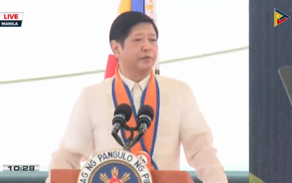 <p>President Ferdinand R. Marcos <em>(Screenshot from PTV-4)</em></p>