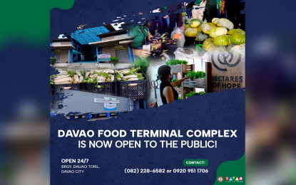 Davao food hub opens to public