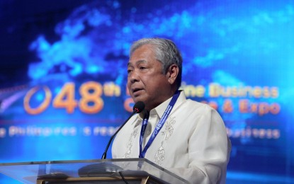 <p>Department of Transportation Secretary Jaime Bautista<em> (PNA photo by Joey O. Razon)</em></p>