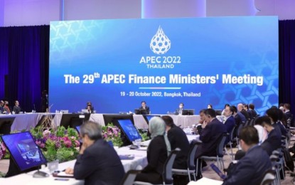 <p>The 29th APEC Finance Ministers' Meeting held in Bangkok, Thailand on Oct. 19-20, 2022. <em>(ANTARA/HO-APEC Secretariat)</em></p>