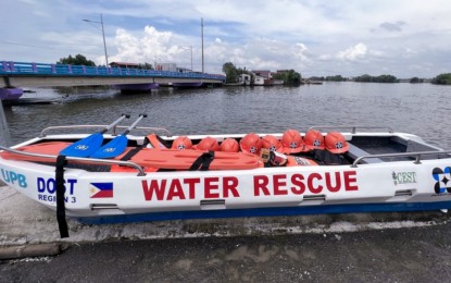 <p><strong>UNSINKABLE SMALL WATERCRAFT</strong>. The unsinkable small watercraft provided on Thursday (Oct. 20, 2022) by the Department of Science and Technology (DOST) to coastal and flood-prone communities in Bulacan. The local government units of Bocaue, Bulakan, Calumpit, Hagonoy, Obando, Paombong, Pulilan, and Malolos received one unit each of the rescue boat that could help strengthen their preparedness and response efforts in times of disasters. <em>(Photo courtesy of the DOST-3)</em></p>