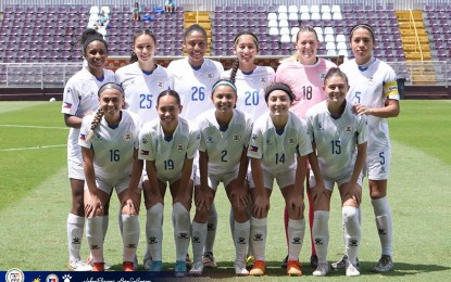 <p><strong>BANNER YEAR</strong> Filipinas, the Philippine women's football team fulfills what Filipino fans are hoping for with the men's team, to win a medal at the Southeast Asian Games.  Filipinas won 18 games out of the 30 matches they played throughout the year. <em>(PNA file photo)</em></p>