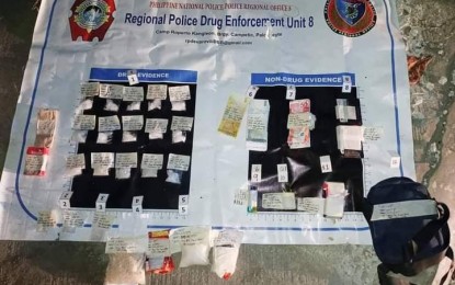 <p><strong>CONFISCATED ITEMS</strong>. The PHP2.4 million worth of shabu confiscated by police and anti-narcotic agents during a buy-bust in Tacloban City on Sunday (Oct. 23, 2022). Arrested during the operation was high-value target Francisco Yu, 44, driver, of Tacloban's Sampaguita district. <em>(PNP photo)</em></p>