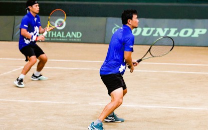 Arcilla, Joven advance in PCA Open men's doubles