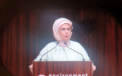 <p>Turkiye First Lady Emine Erdogan <em>(PNA photo by Lilybeth G. Ison)</em> </p>