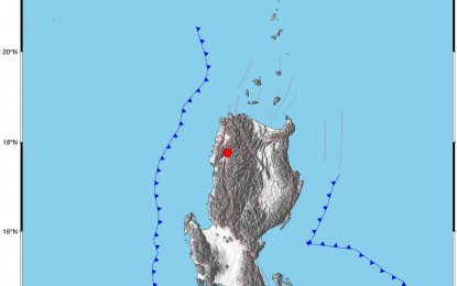 <p>Abra quake epicenter <em>(Image from Phivolcs' Facebook page</em>)</p>