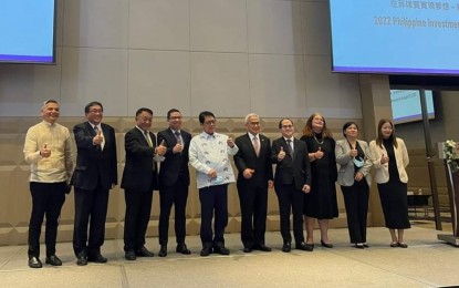 <p><strong>ATTRACTING FDI.</strong> Members of the Philippine delegation to Taiwan who are conducting an investment mission from Oct. 24 to 27, 2022. The delegation aims to lure more Taiwanese firms to invest in the country. <em>(Photo from Facebook post of PEZA OIC Tereso Panga)</em></p>
