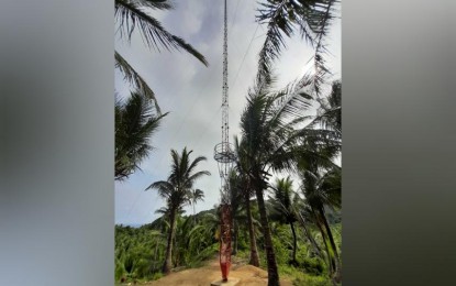 <p><strong>MET MAST.</strong> An 80-meter NRG systems meteorological tower is installed by Alternergy in Alabat Island, Quezon as it planned to put up the 50-megawatt Alabat wind power project in the province. The project aims to harness the northeast monsoon, especially during 'amihan' season. <em>(Photo courtesy of Alternergy)</em></p>