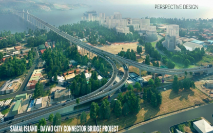 <p>Project perspective of the Samal Island-Davao City Connector bridge project <em>(Courtesy of DPWH-11)</em></p>