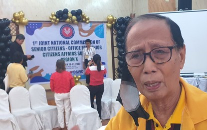 <p>Benjamin Medina Sr., president of the Office for Senior Citizens’ Affairs in Laguindingan, Misamis Oriental<em>. (PNA photo by Nef Luczon)</em></p>