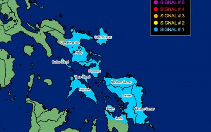 Rains, gusty winds in Samar; Signal No. 1 still up in parts of PH