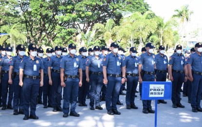 <p><strong>FOR SECURITY AND SAFETY</strong>. Around 5,000 police personnel in Central Luzon were deployed on Saturday (Oct. 29, 2022) in various cemeteries and transport terminals to ensure zero crime incidence during the observance of "Undas" 2022. Motorist assistance centers with road safety marshals in major thoroughfares and secondary roads in the region were also established to ensure the safety and security of the public. <em>(Photo courtesy of PRO-3)</em></p>